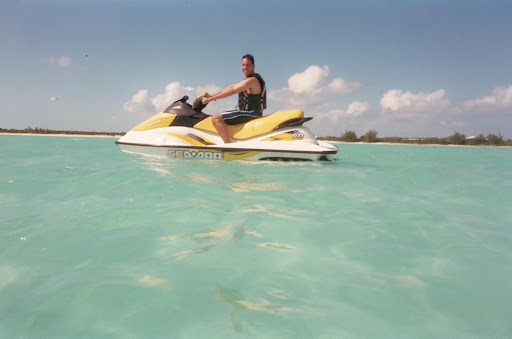 One morning we headed to the south side of the island where we rented jet skis.