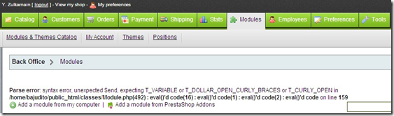 status off display-error-Prestahop status off display-error-Prestahop