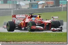 Alonso davanti a Webber nel gran premio della Malesia 2013