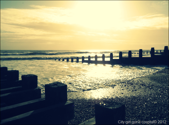 sunlight on the sea