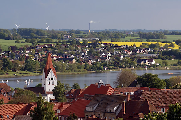 Haderslev Dam og Gl. Haderslev Kirke