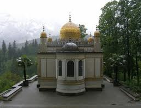 Pabellón moro, en los jardines de Linderhof. Vista exterior