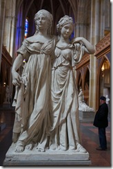 Friedrichs-Werdersche Church - Schinkel Museum - Johann Gottfried Schadow - Double statue of Princesses Luise and Friederike of Prussia