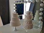 Both cakes complete and ready to be shot.