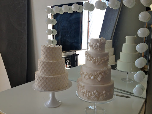 Both cakes complete and ready to be shot.