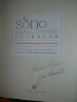 John's signature reads, “Peace and Pastries, John Barricelli”