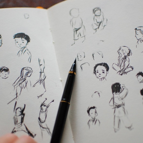 TracyBishopKarateSketch01.jpg TracyBishopKarateSketch01