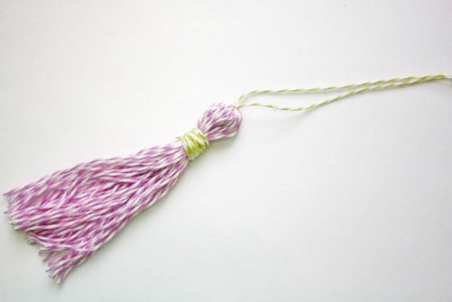 diy bakers twine tassle at factory direct craft