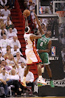 lebron james nba 110511 mia vs bos 09 game 5 Dwyane Wade & LeBron James lead Heat past Celtics into East finals