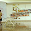 The entry of one of the exhibitions. This one tells all about the history, vision and make up of Auroville.