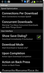 تطبيق Fast Downloader داونلود مانجر للأندرويد - سكرين شوت 3