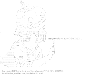 [AA]平沢憂 ハロウィン （けいおん！）