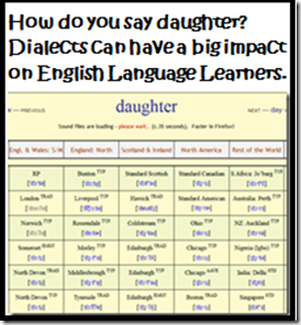 Dialects impact English Language Learners
