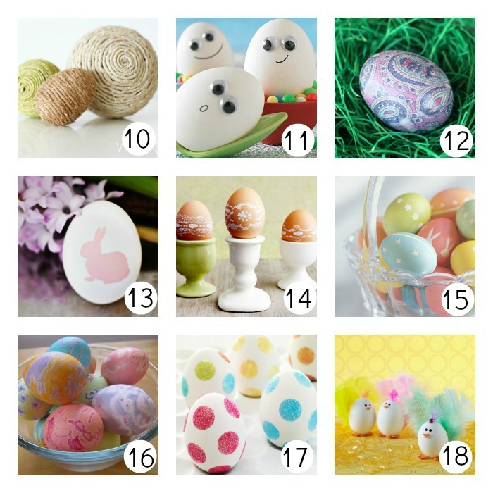 How to Decorate Easter Eggs u-createcrafts.com