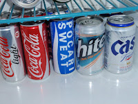 Pocari Sweat - Tastes ALMOST as good as it sounds.  Like thickened Gatorade that a snail died in.