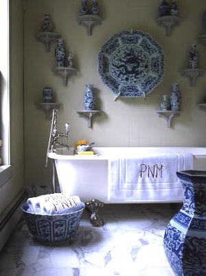 I used her beautiful towels in the chinoiserie story I did for the magazine. (Martha Stewart Living) I used her beautiful towels in the chinoiserie story I did for the magazine. (Martha Stewart Living)