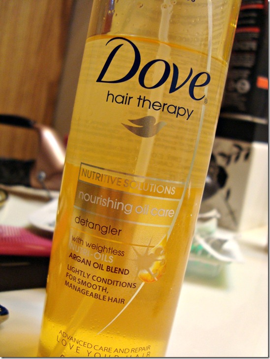 dove hair therapy