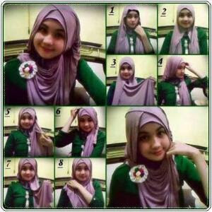 Cara Memakai Jilbab Untuk Sekolah Cantik dan Cute - Cara Memakai