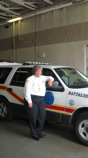 Julie Williams, Battalion Chief, of the Fire Department. One of many located here in Springfield Missouri. (Photo by: Brittni Bynum)