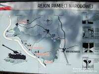 Gozdowice -tablica nt. Rejonu Pamięci Narodowej