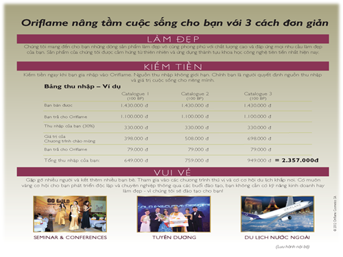 Oriflame nâng tầm cuộc sống của bạn với 3 cách đơn giản Oriflame nâng tầm cuộc sống của bạn với 3 cách đơn giản