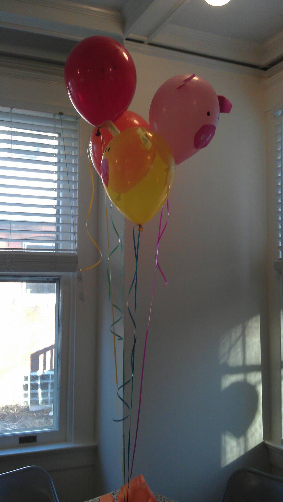 Andy got to take a duck balloon home