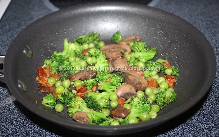 Another broccoli omelet - cooking Another broccoli omelet - cooking