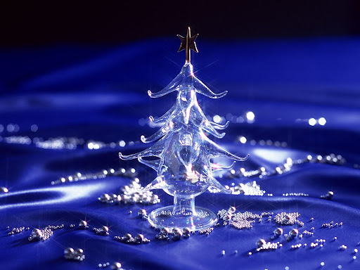 wallpaper navidad azul