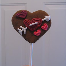 Gingerbread Lollipop Cookies