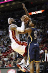 lebron james nba 120104 mia vs ind 01 King James Home and Away Nike LeBron 9 Shoes in Action