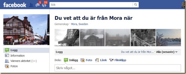 Du vet att du &auml;r fr&aring;n Mora n&auml;r