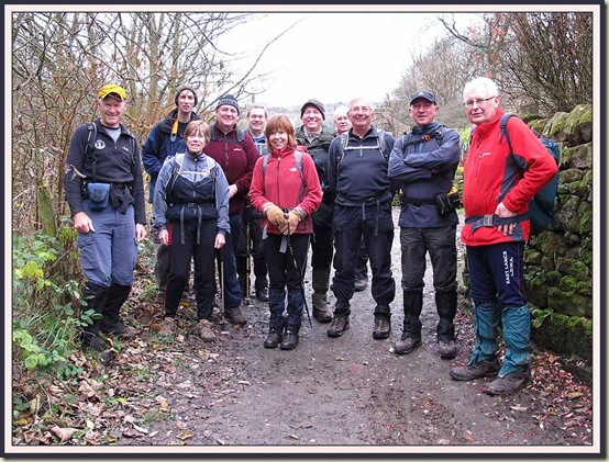 LDWA Plodders setting off from Barley on Stage 8 of the Lancashire Trail LDWA Plodders setting off from Barley on Stage 8 of the Lancashire Trail