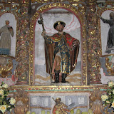 P1010024 - San Esteban de Ribas de Sil - San Roque y los exvotos.JPG