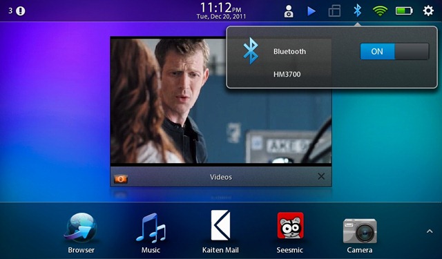 BlackBerry PlayBook BT A2DP 2