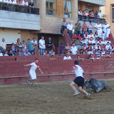 fiestas 2011: miercoles, recortadores en la plaza