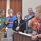 Director Marian summerizes history of Senior Center