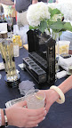There were dozens of tables serving wine and spirits, and many a spirited festival-goer around them.