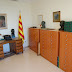 Escriptori situat a l'interior de la Fundació Pere Coromines