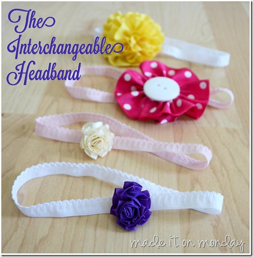 The Interchangeable Headband at Made it on Monday