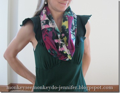 Single Loop Infinity Scarf Tutorial #infinityscarftutorial