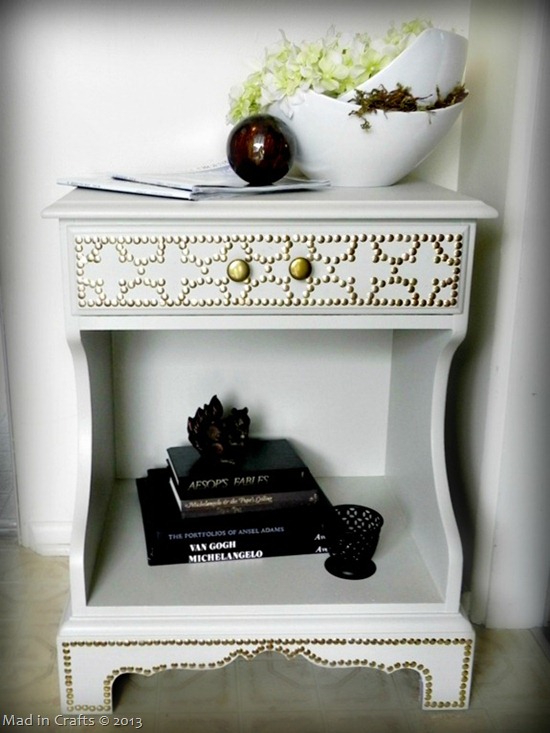Six Dollar Nailhead Table Redo Six Dollar Nailhead Table Redo