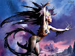 Demon Dragon Girl Flying