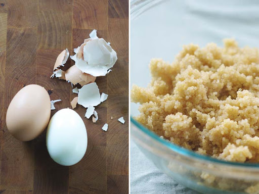 Eggs and quinoa, a plant-based protein, make this a nutritious, filling dish.