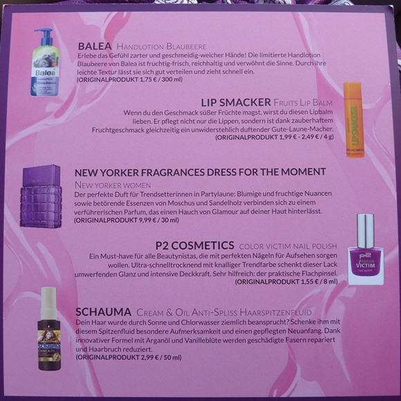 Glossybox Young Beauty August 2013b