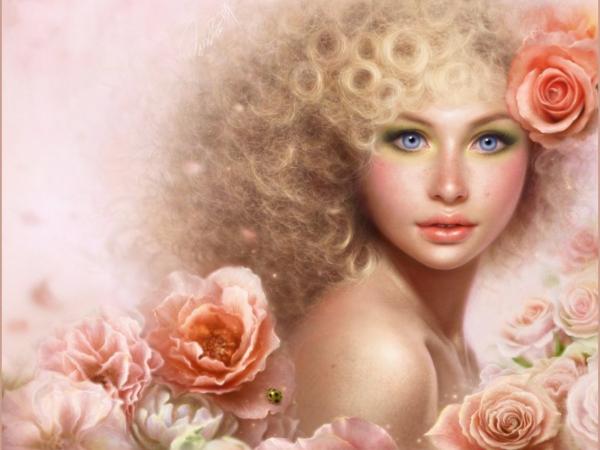Blond Girl Of Roses, Magic Beauties 3