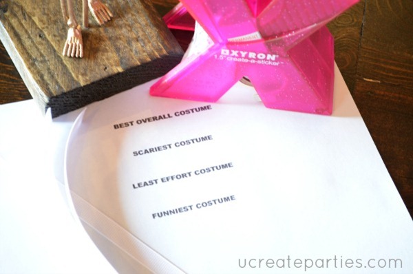 DIY Halloween Party Awards 7