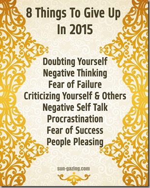 8 Things To Give Up in 2015