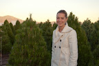Paige with our new tree
