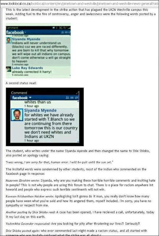 BLACK RACIST STUDENTS LOOKLOCAL PAGE2 FEB 16 2012 WESTVILLE U