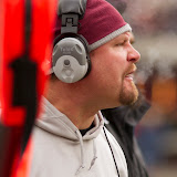 Montana Grizzlies' Defensive Coordinator Ty Gregorak stayed on top of his squad despite their consistent stops on third down.  The Griz D held Idaho State to only 24 hard-earned points in the face of Montana's 70 point blowout.

Washington-Grizzly Stadium in Missoula, Mont., October 27th, 2012.